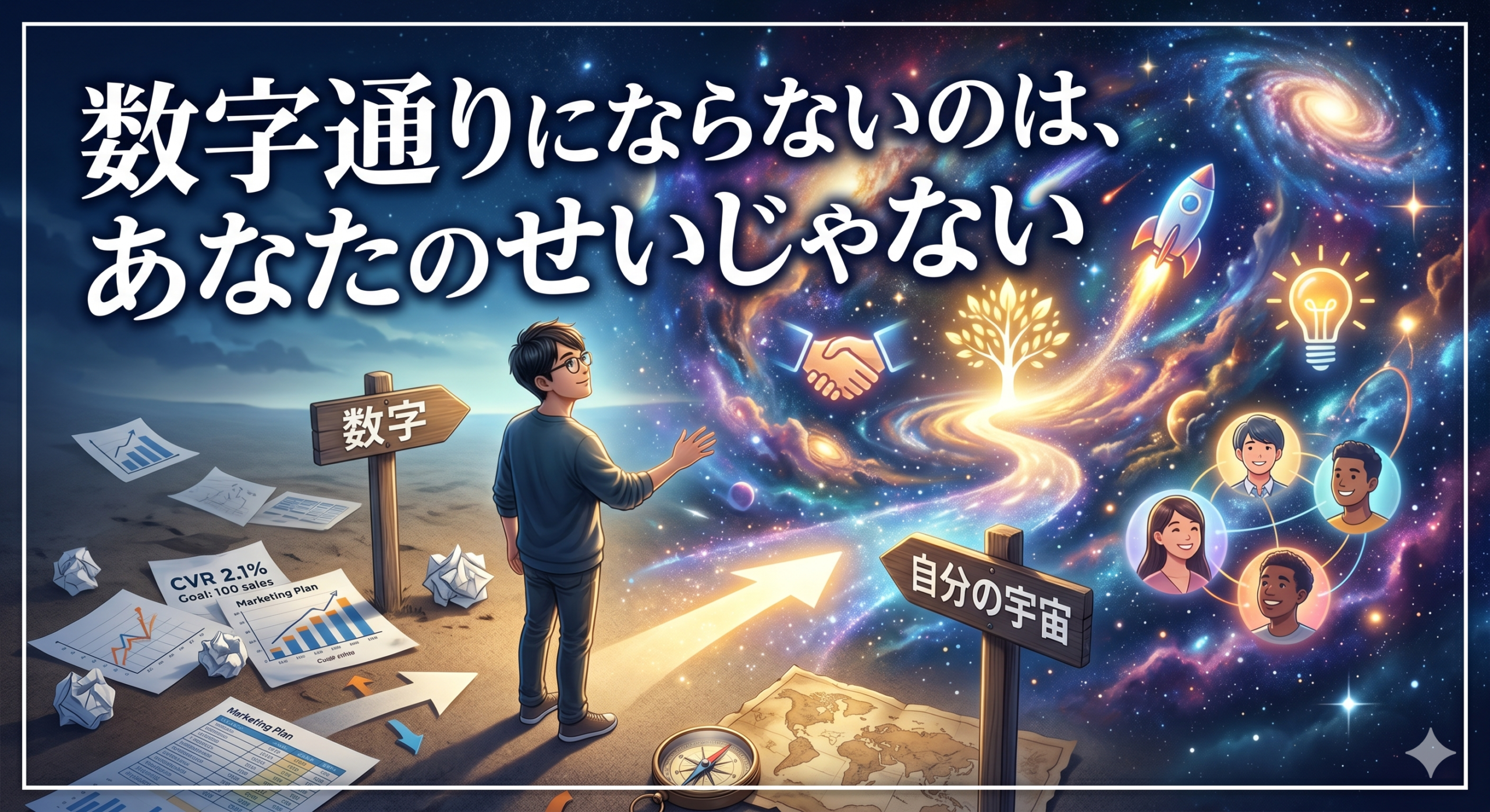数字通りにならないのは、あなたのせいじゃない